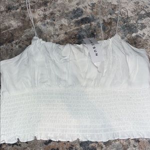 cute white crop top